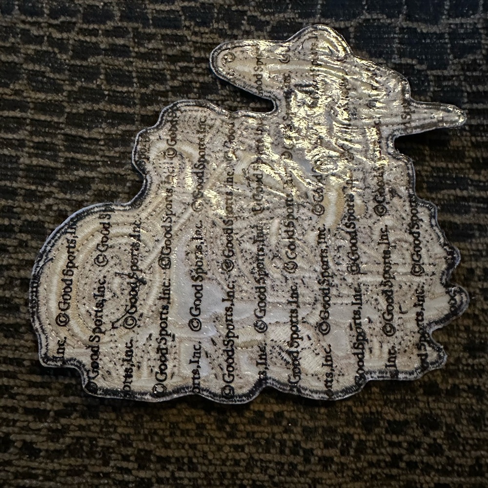 Skeleton Biker Embroidered Patch - image 2